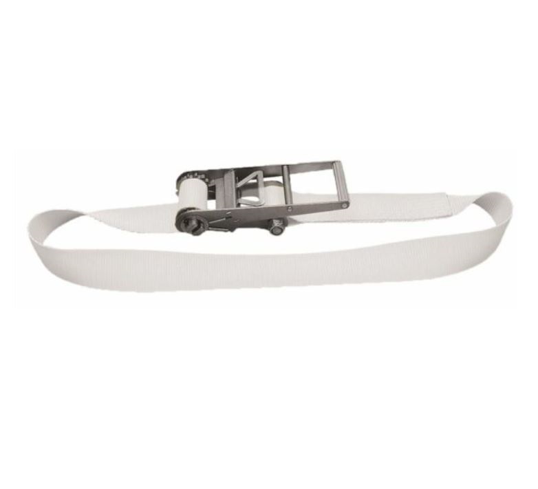 Sangle D'arrimage Braun 2000 DaN - 6m X 35mm - Cliquet Sécurisé Pour Transport Professionnel