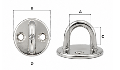 pontet inox rond