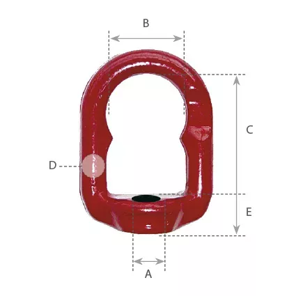Anneau de levage femelle haute résistance
