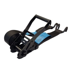 Sangle d’arrimage noire 50 mm 2 parties doigts écartés FULL BLACK - 9m