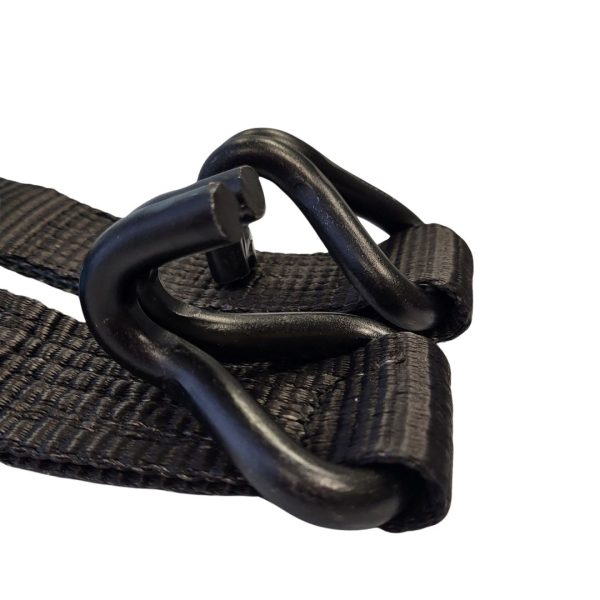 Sangle d’arrimage 50 mm noire doigts rapprochés – FULL BLACK – Image 2