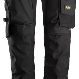 Pantalon SNICKERS - 6341 Allround work coupe ajustée - 100(FR42 jambes courtes), Noir