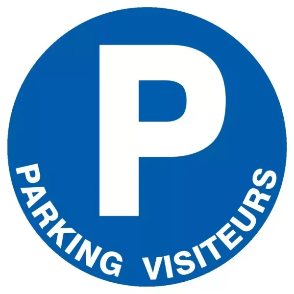 Panneau Parking visiteurs PS Choc