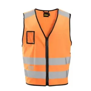 Haute Visibilité SNICKERS - 9153 Gilet haute visibilité, Classe 2 - XXXL, Orange Fluo
