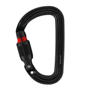 Mousqueton Sm’D SCREW-LOCK noir compact EN 362