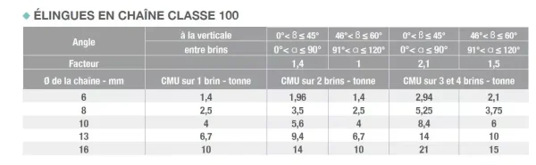 Élingue chaîne 1 brin Grade 100 avec crochet automatique et raccourcisseur – Image 3