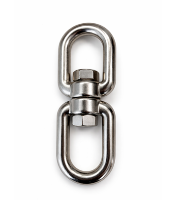 Émerillon acier inoxydable – liaison rotative inox pour chaîne et cordage
