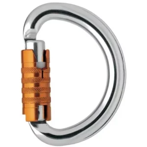 Mousqueton OMNI TRIACT-LOCK demi-rond multidirectionnel