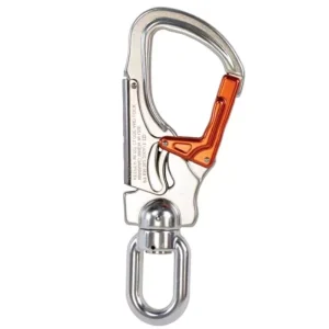 Mousqueton NM26ELFA aluminium à émerillon EN 362