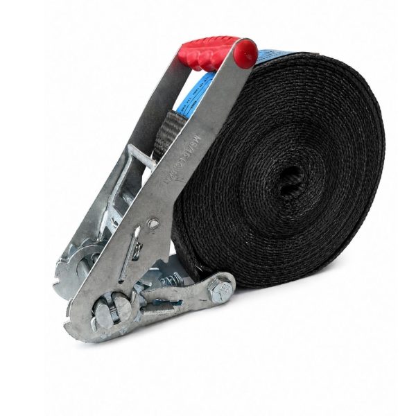 Sangle d'arrimage largeur 50 mm, une partie type ceinture EN12195-2. noire