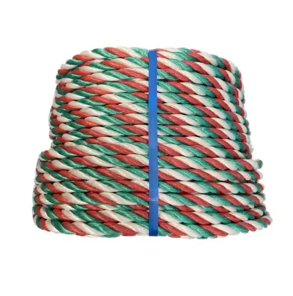 Cordage polypropylène rouge vert blanc visible – Image 2