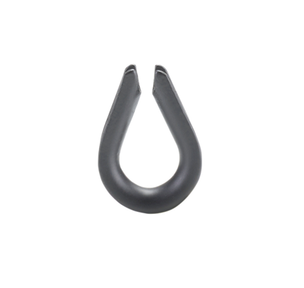 Cosse cœur noire – Câbles acier Ø 3.5 à 13 mm – Spécial rigging et spectacle