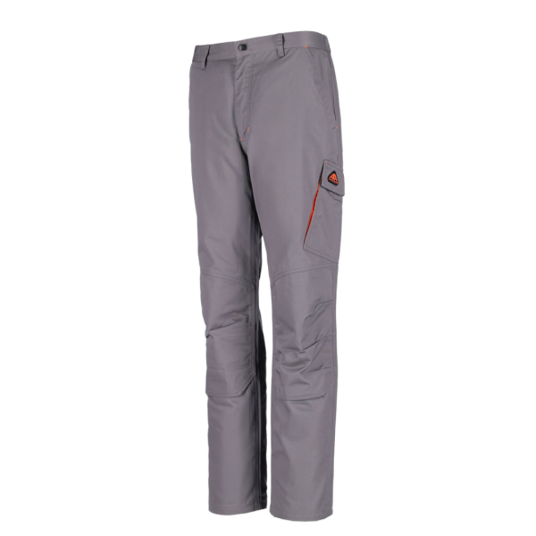 Pantalon de travail technique gris et orange haute résistance – multi-poches du S au 3XL – Image 2