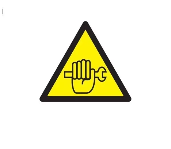 Panneau triangulaire "danger engin de levage"