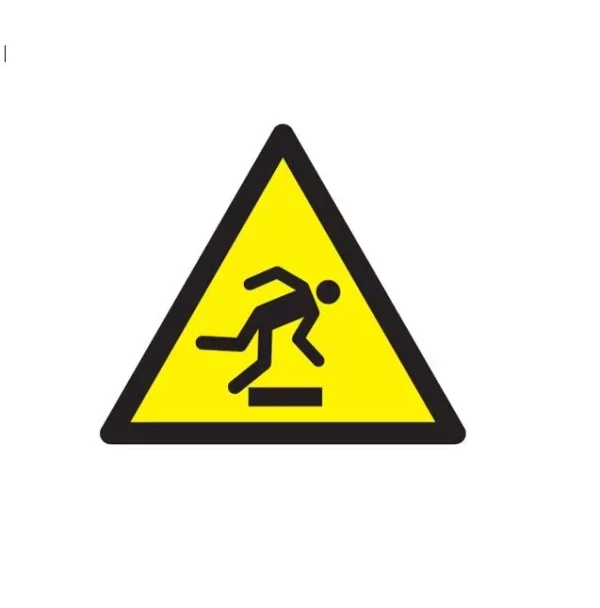 Panneau rectangulaire "trébuchement"