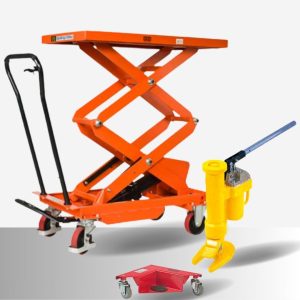 Aimants, crics, patins et tables élévatrices