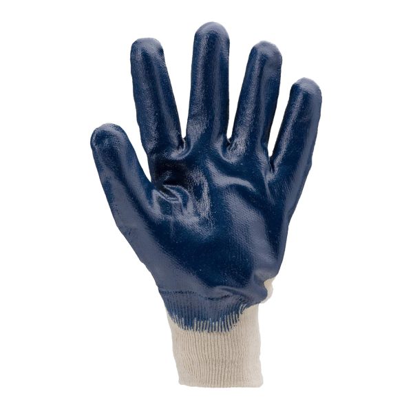 Gants de manutention EN388 nitrile bleu – Image 4