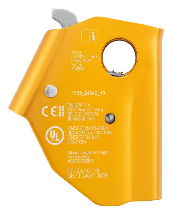 Antichute mobile ASAP pour Corde 10 à 13 mm – Image 4
