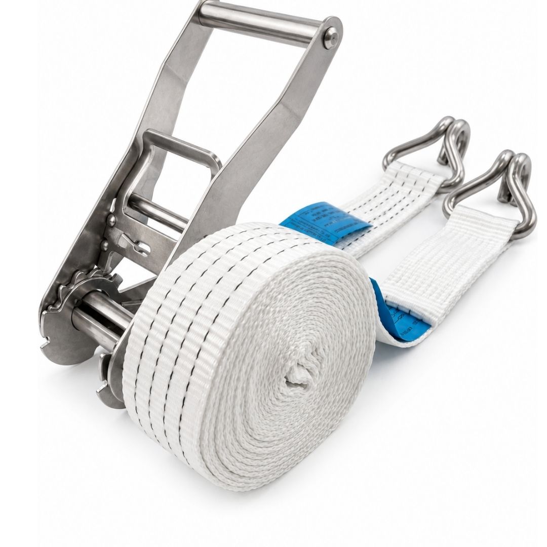 Arrimage inox 50 mm, doigts rapprochés. en 12195-2