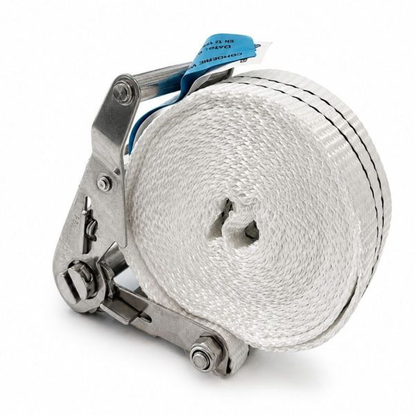 arrimage 35 mm, ceinture, cliquet inox. EN 12195-2