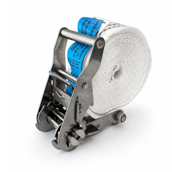 arrimage 35 mm, ceinture, cliquet inox. EN 12195-2.