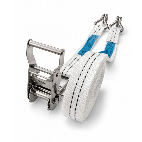sangle d'arrimage inox largeur 35 mm blanche