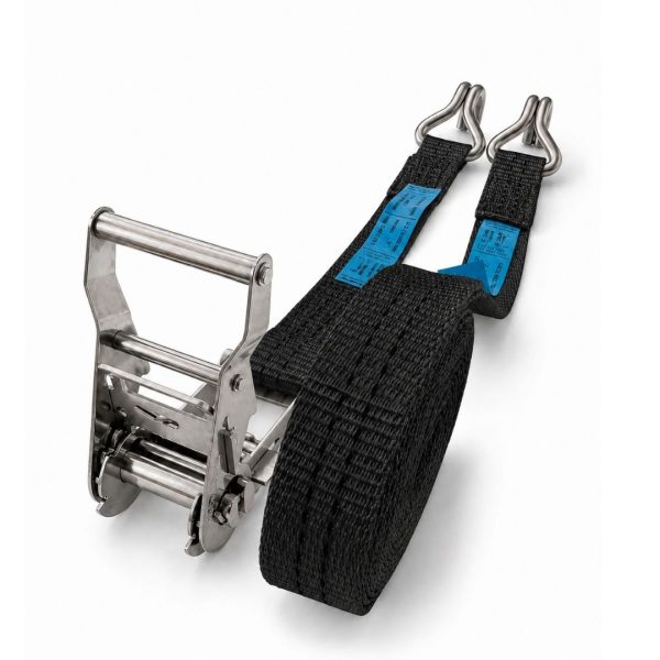 sangle d'arrimage inox largeur 35 mm noire