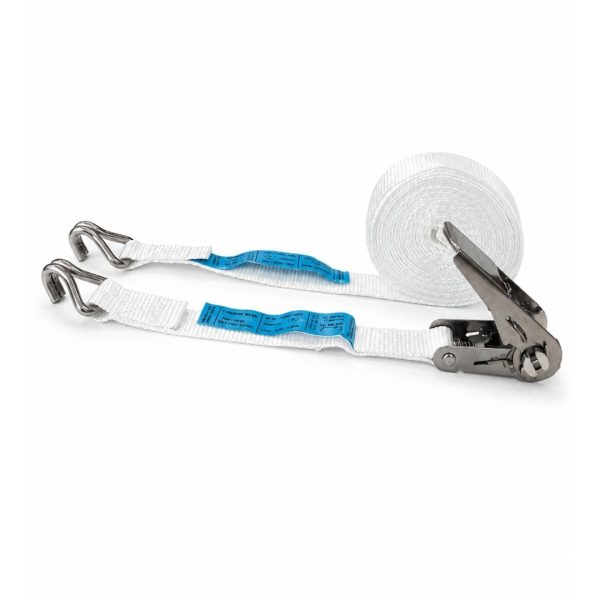 sangle d'Arrimage largeur 25 mm crochet INOX . EN 12195-2