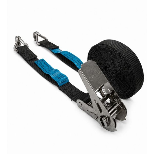 sangle d'Arrimage largeur 25 mm INOX . EN 12195-2. NOIRE