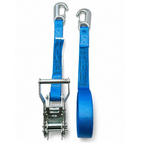 sangle d'arrimage largeur 25 mm, crochet linguet.