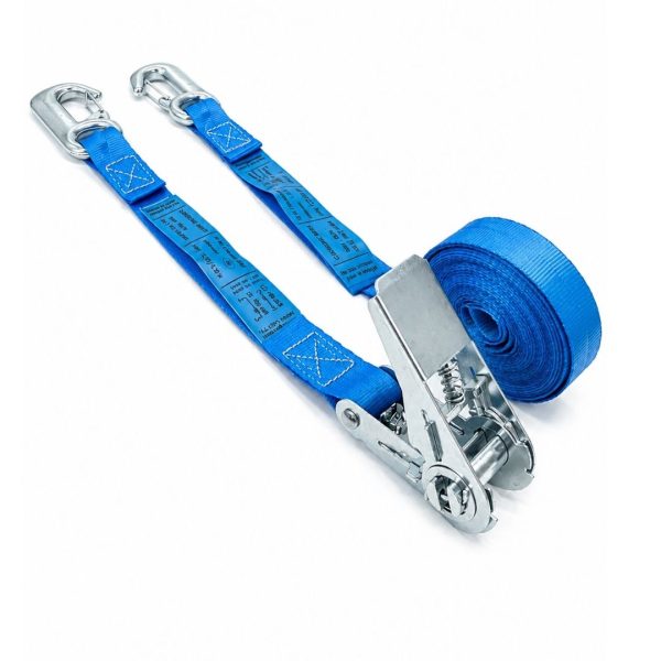 sangle d'arrimage largeur 25 mm norme EN12195-2. BLEUE