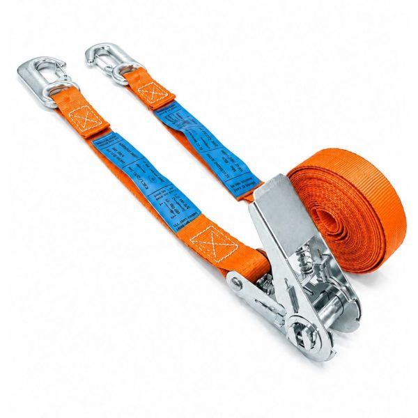 sangle d'arrimage 25 mm norme EN12195-2. ORANGE