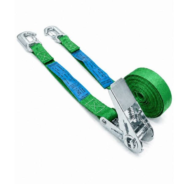 sangle d'arrimage 25 mm norme EN12195-2. VERTE