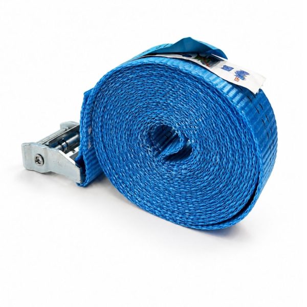 sangle d'arrimage largeur 35 mm, ceinture boucle a came. EN12195-2