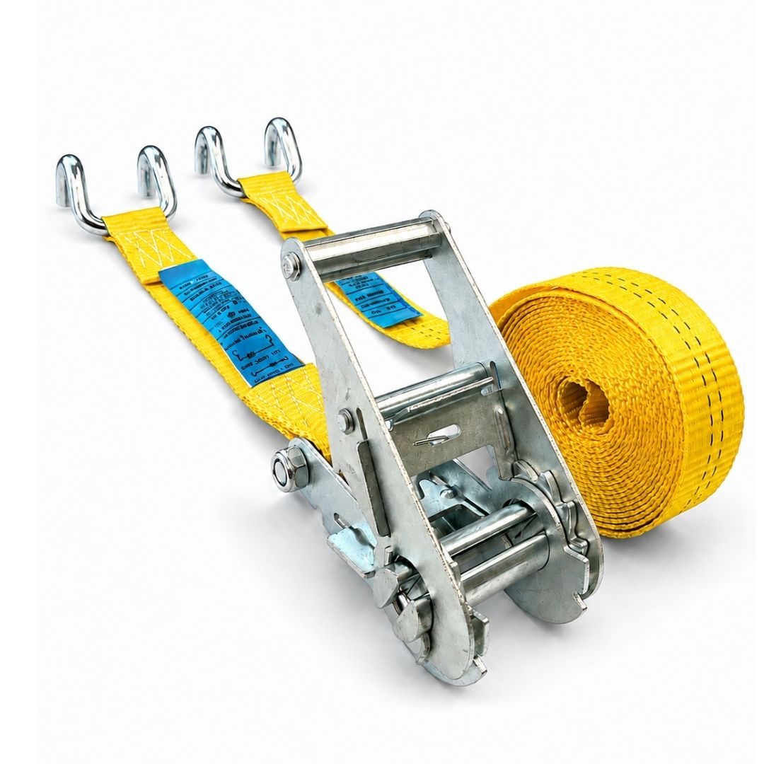 arrimage 35 mm, tendeur renforcé doigts écartés en 12195-2. jaune