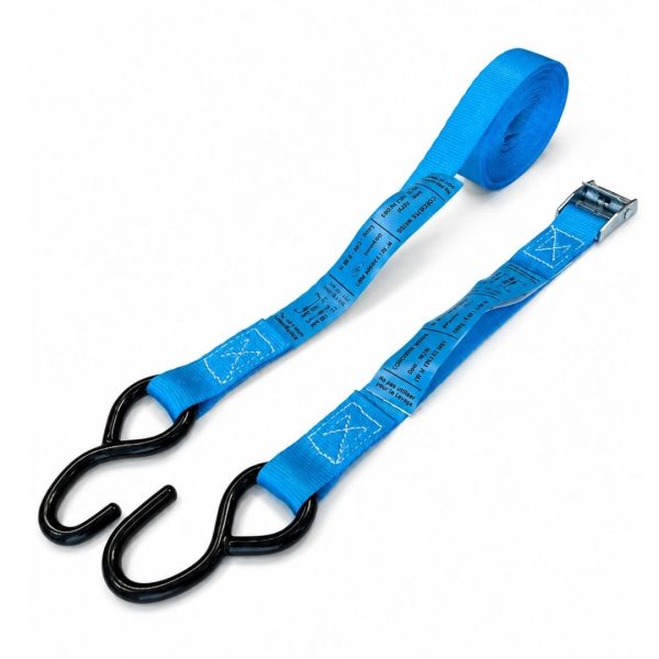 sangle d'arrimage 25 mm crochet moto. EN 12195-2.