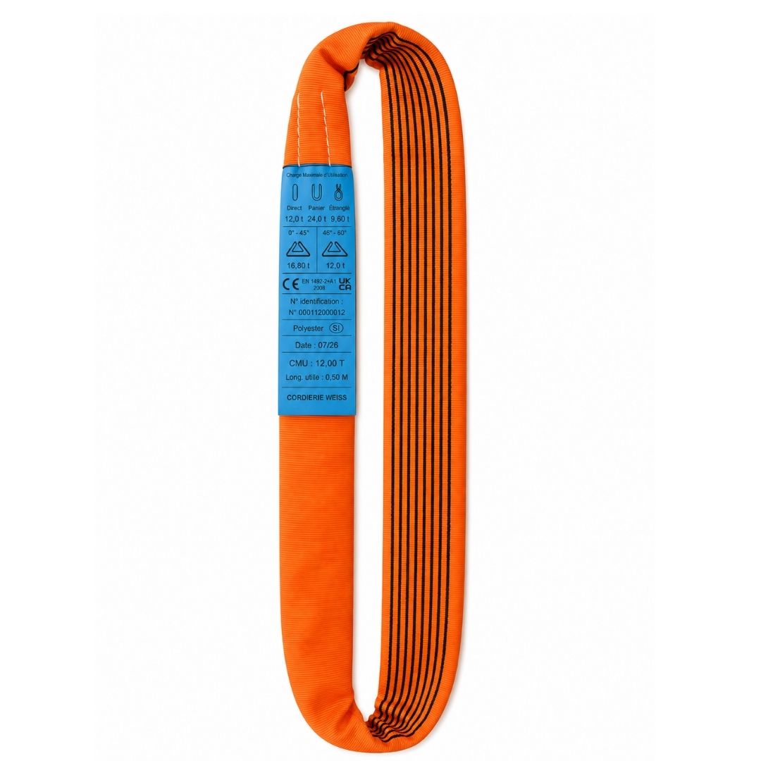 Elingue ronde de levage CMU 12 tonnes - 1492-2+A1