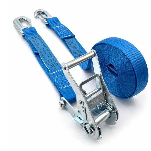 sangle d'arrimage 35 mm EN 12195-2, avec crochets linguet