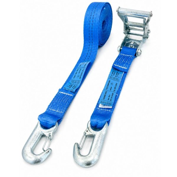 sangle d'arrimage largeur 35 mm EN 12195-2, avec crochets linguet