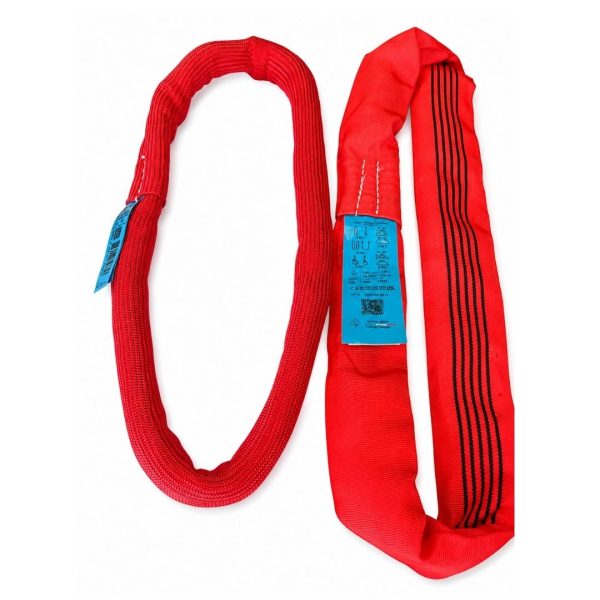 Elingue ronde COBRA, CMU 5 tonnes. rouge. EN 1492-2. COMPARAISON
