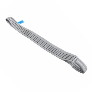 Sangle plate largeur 120 mm, deux bandes porteuses, CMU 4 tonnes, boucles repliées -renforcées EN 1492-2.
