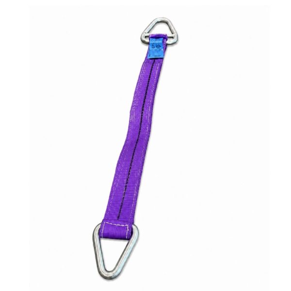 Sangle plate catégorie 5 CMU 1 tonne avec anneaux coulissants EN 1492-1