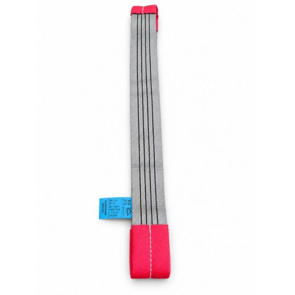 Sangle plate largeur 120 mm, CMU 4 tonnes, boucles simples