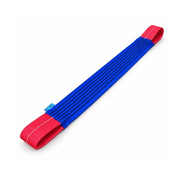 Sangle plate largeur 240 mm, CMU 8 tonnes, boucles simples . en 1492-1