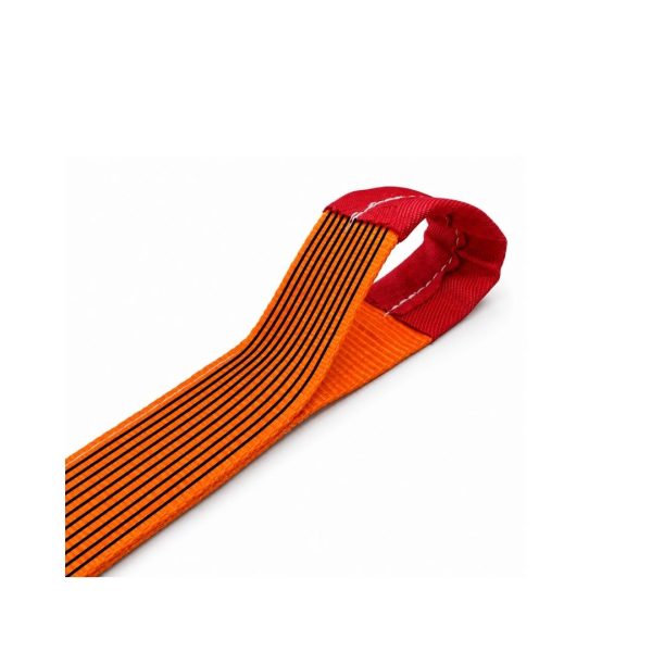 Sangle plate largeur 300 mm, CMU 10 tonnes, boucles simples en 1492-1 détail boucle