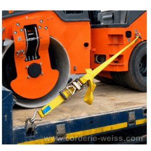 Sangles d’arrimage 75 mm EN 12195-2 pour Charges lourdes