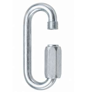 Maillon rapide acier grande ouverture avec marquage