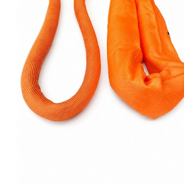 Elingue ronde COBRA, CMU 10 tonnes. orange. EN 1492-2. COMPARAISON avec élingue standard